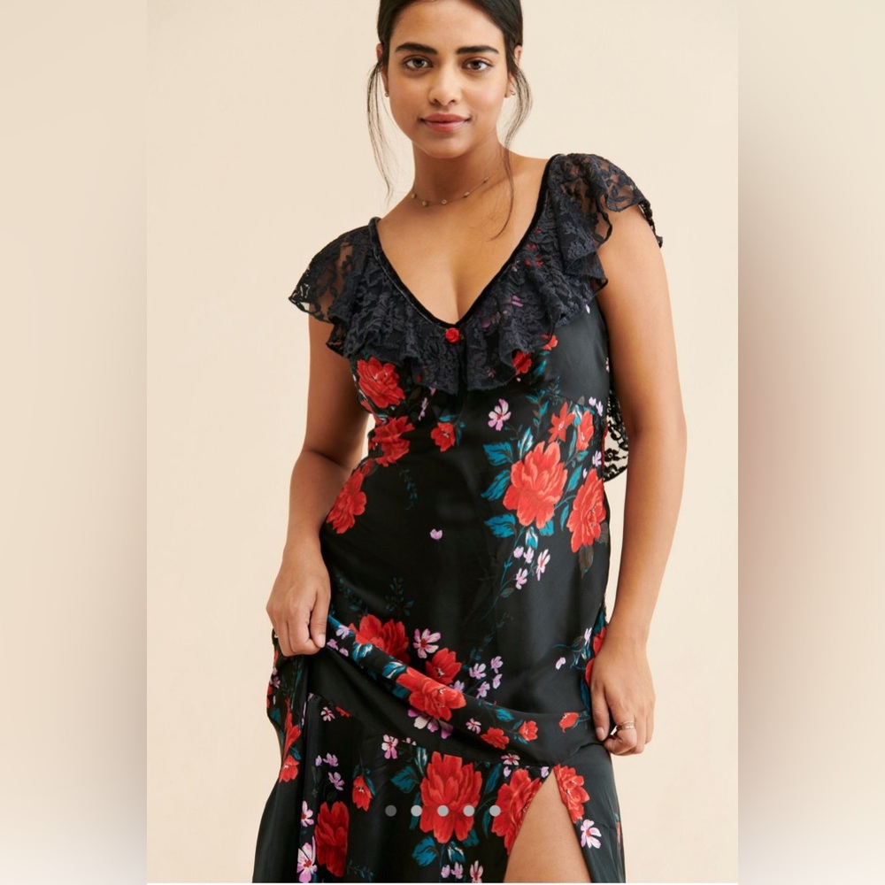 Free People Warm Hearts Midi Dress Size XS - MSRP $198